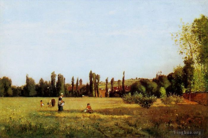 Camille Pissarro Ölgemälde - La Varenne de St. Hilaire 1863