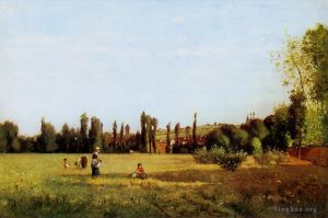 Camille Pissarro Werk - La Varenne de St. Hilaire 1863