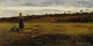 Camille Pissarro Werk - Landschaft in Le Varenne Saint Hilaire