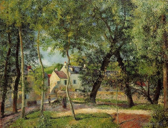 Camille Pissarro Ölgemälde - Landschaft bei Osny in der Nähe von Bewässerung 1883