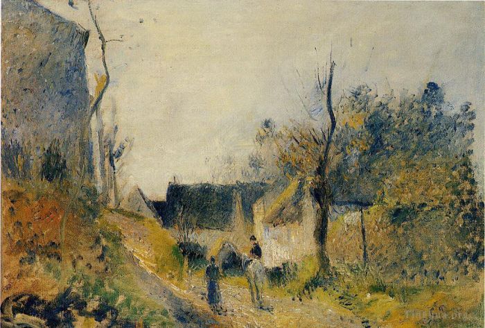 Camille Pissarro Ölgemälde - Landschaft bei Valhermeil 1878