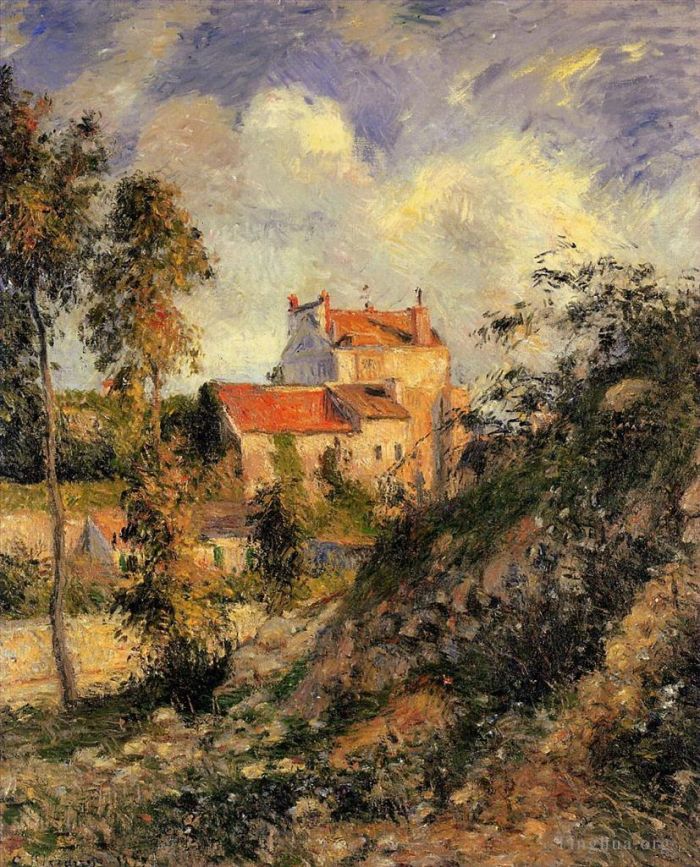 Camille Pissarro Ölgemälde - Les Mathurins Pontoise 1877