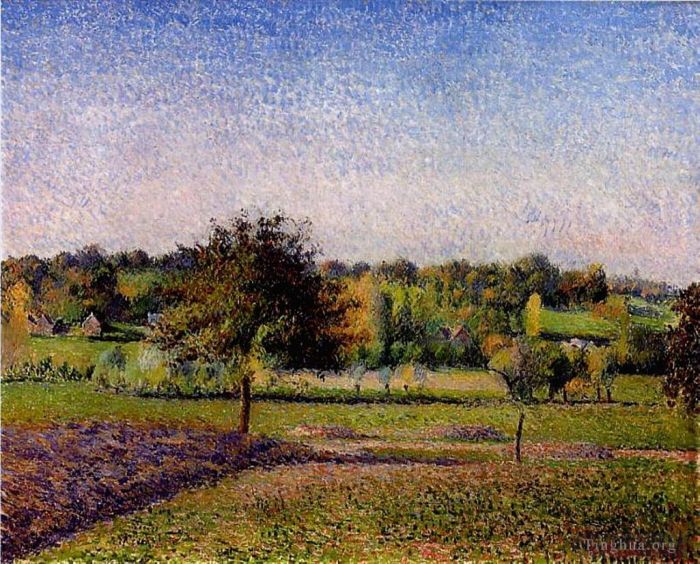 Camille Pissarro Ölgemälde - Wiesen bei Eragny 1886