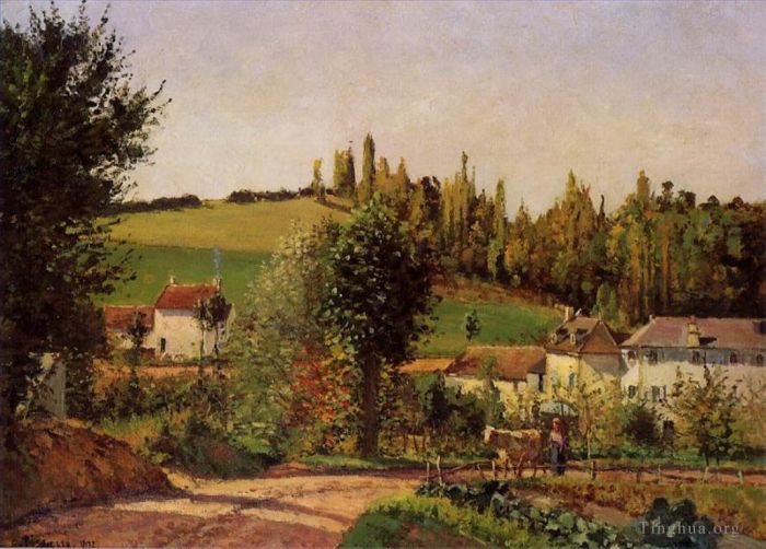 Camille Pissarro Ölgemälde - Weg der Einsiedelei in Pontoise 1872