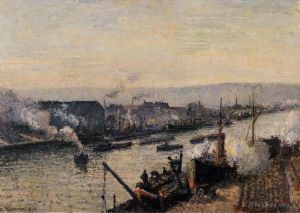Camille Pissarro Werk - Saint Sever Port Rouen 1896