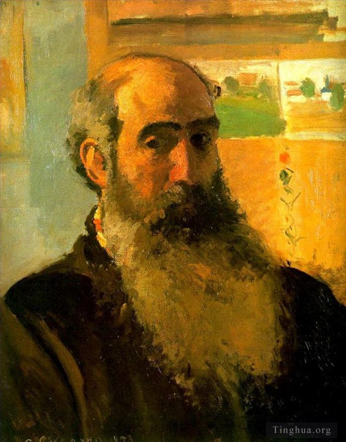 Camille Pissarro Ölgemälde - Selbstporträt 1873