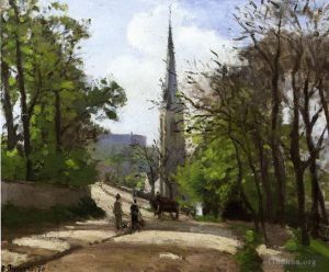 Camille Pissarro Werk - St. Stephen's Church Lower Norwood 1870
