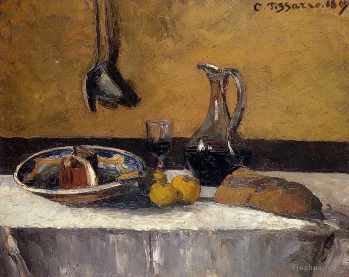 Camille Pissarro Ölgemälde - Stillleben 1867