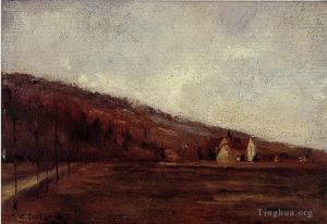 Camille Pissarro Werk - Studie für die Ufer der Marne im Winter 1866