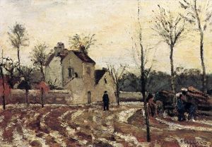 Camille Pissarro Werk - Tauwetter Pontoise 1872