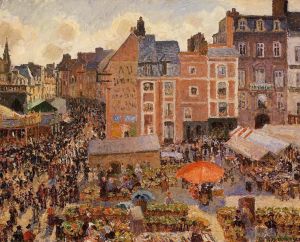 Camille Pissarro Werk - Der schöne Dieppe-Sonnennachmittag 1901
