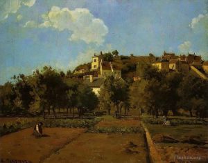 Camille Pissarro Werk - Die Gärten der Hermitage Pontoise