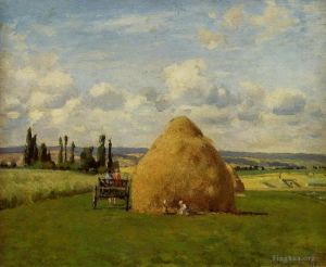 Camille Pissarro Werk - Der Heuhaufen Pontoise 1873