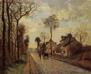 Camille Pissarro Werk - Die Louveciennes-Straße 1870