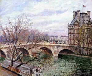 Camille Pissarro Werk - Der Pont Royal und der Pavillon de Flore