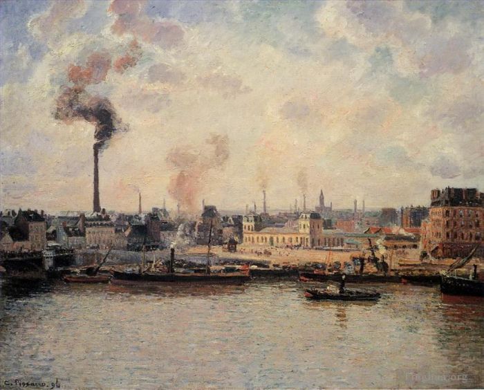 Camille Pissarro Ölgemälde - Der Saint Sever Quay Rouen 1896