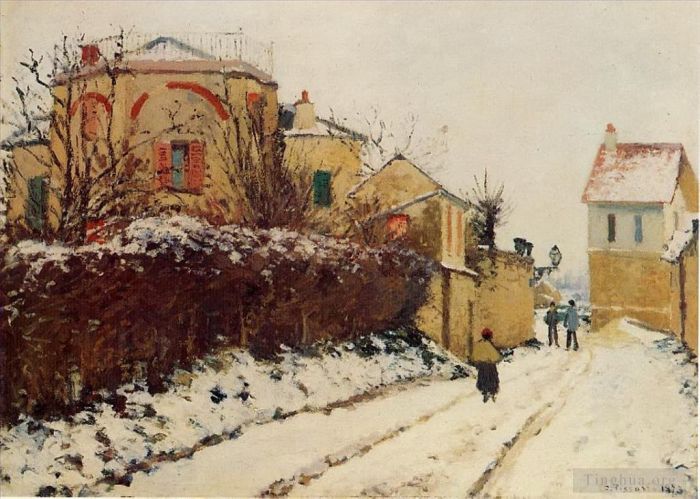Camille Pissarro Ölgemälde - Die Straße der Citadelle Pontoise 1873