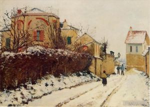 Camille Pissarro Werk - Die Straße der Citadelle Pontoise 1873