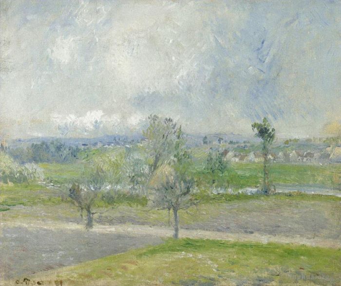 Camille Pissarro Ölgemälde - Valhermeil in der Nähe von Oise-Regeneffekt 1881