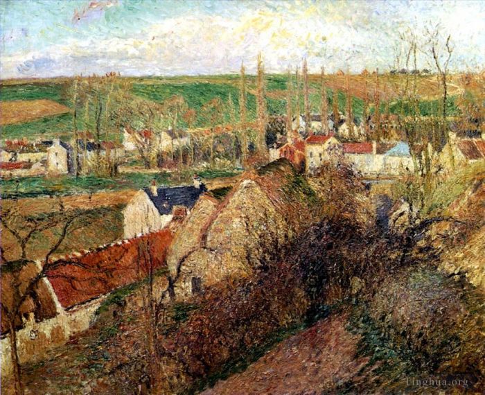 Camille Pissarro Ölgemälde - Ansicht von Osny bei Pontoise 1883