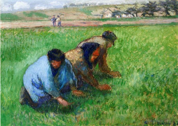 Camille Pissarro Ölgemälde - Unkrautvernichter 1882