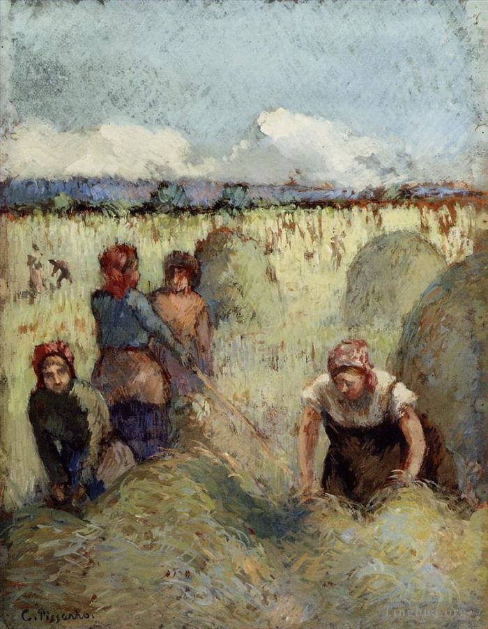 Camille Pissarro Andere Malerei - Heuernte