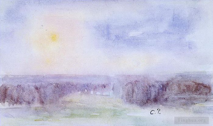 Camille Pissarro Andere Malerei - Landschaft bei Eragny