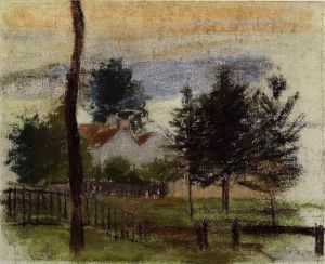 Camille Pissarro Werk - Landschaft bei Louveciennes