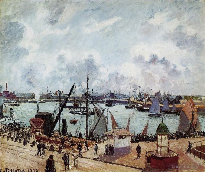 Camille Pissarro Andere Malerei - Außenhafen von Le Havre 1903