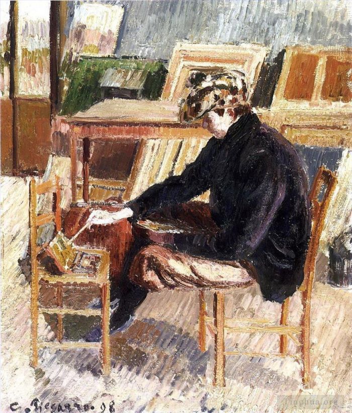 Camille Pissarro Andere Malerei - Paul-Studie 1898