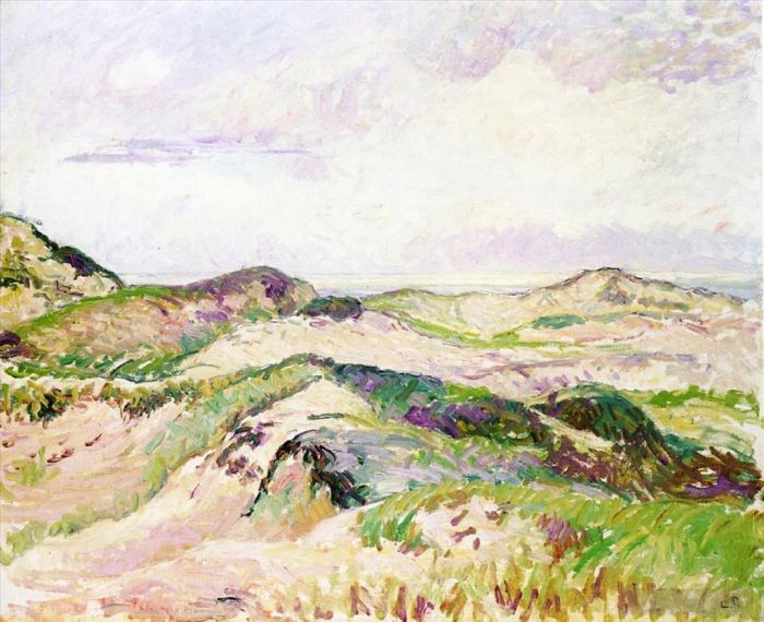 Camille Pissarro Andere Malerei - Die Dünen von Knokke