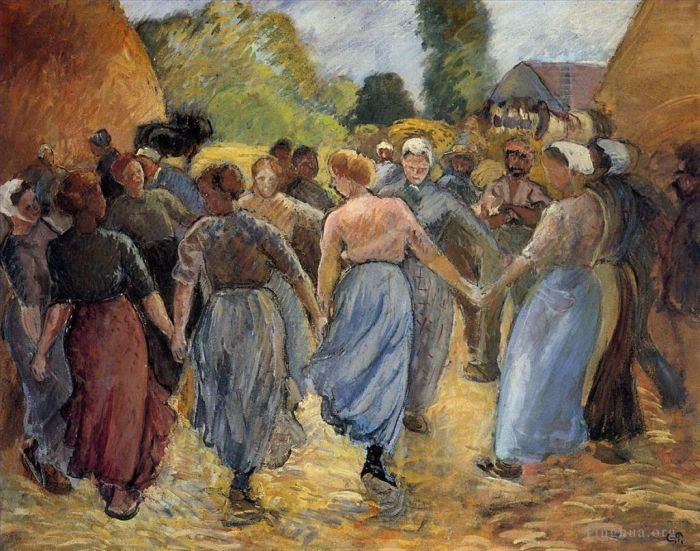 Camille Pissarro Andere Malerei - Der Reigen 1892