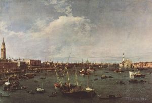 Canaletto Werk - Bacino di San Marco Markusbecken