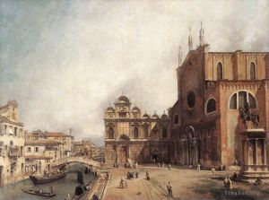 Canaletto Werk - CANALETTO santi Giovanni E Paolo und die Scuola Di San Marco
