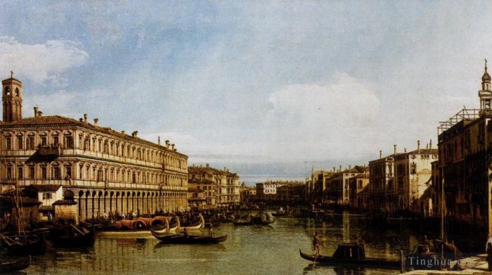 Canaletto Ölgemälde - Canal Grande