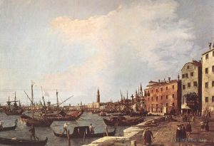 Canaletto Werk - Riva degli Schiavoni Westseite
