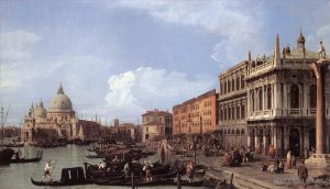Canaletto Werk - Der Molo blickt nach Westen