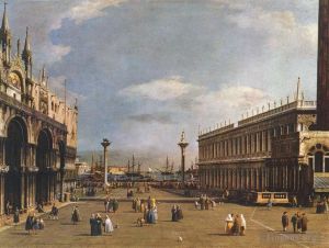 Canaletto Werk - Die Piazzetta