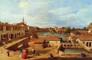 Canaletto Werk - Dolo an der Brenta