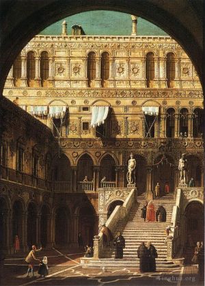 Canaletto Werk - Scala dei giganti 1765
