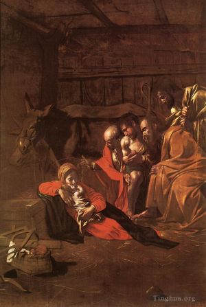 Caravaggio Werk - Anbetung der Hirten