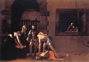 Caravaggio Werk - Enthauptung des Heiligen Johannes des Täufers