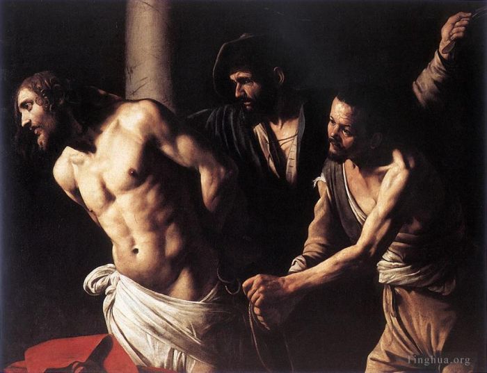 Caravaggio Ölgemälde - Christus an der Säule
