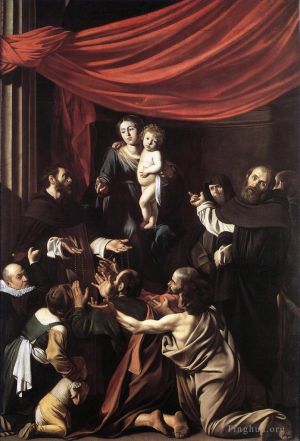 Caravaggio Werk - Madonna del Rosario