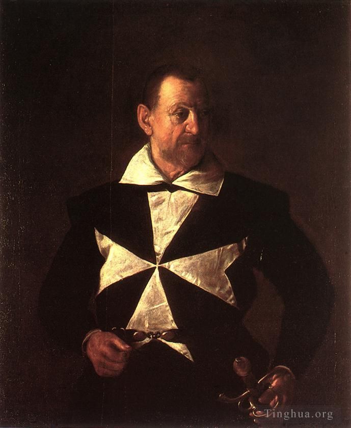 Caravaggio Ölgemälde - Porträt von Alof de Wignacourt2
