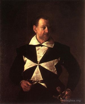Caravaggio Werk - Porträt von Alof de Wignacourt2