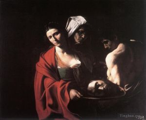 Caravaggio Werk - Salome mit dem Kopf des Täufers