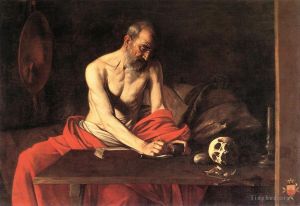 Caravaggio Werk - Der heilige Hieronymus