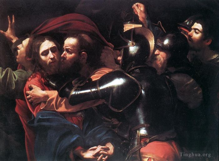 Caravaggio Ölgemälde - Aufnahme Christi