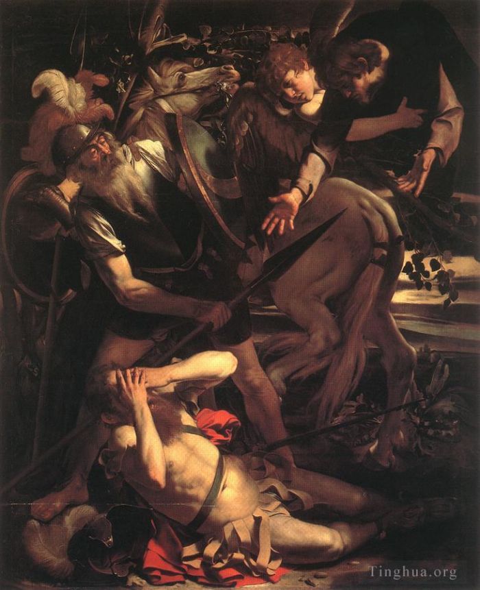 Caravaggio Ölgemälde - Die Bekehrung des heiligen Paulus